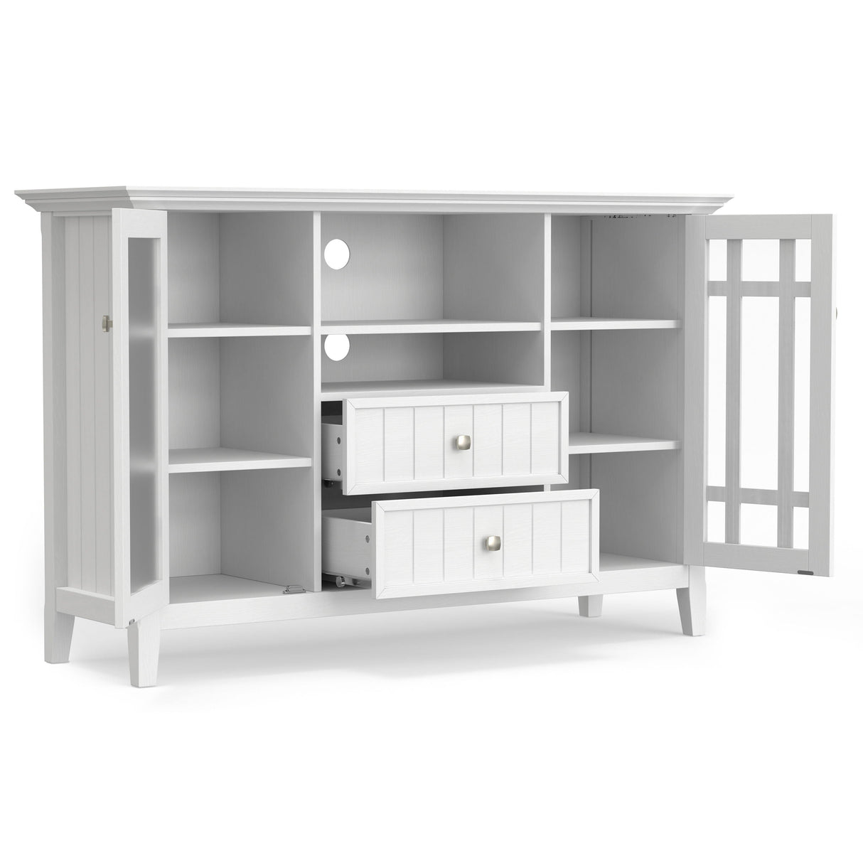 Bedford - Handcrafted Tall TV Media Stand by Couch.com