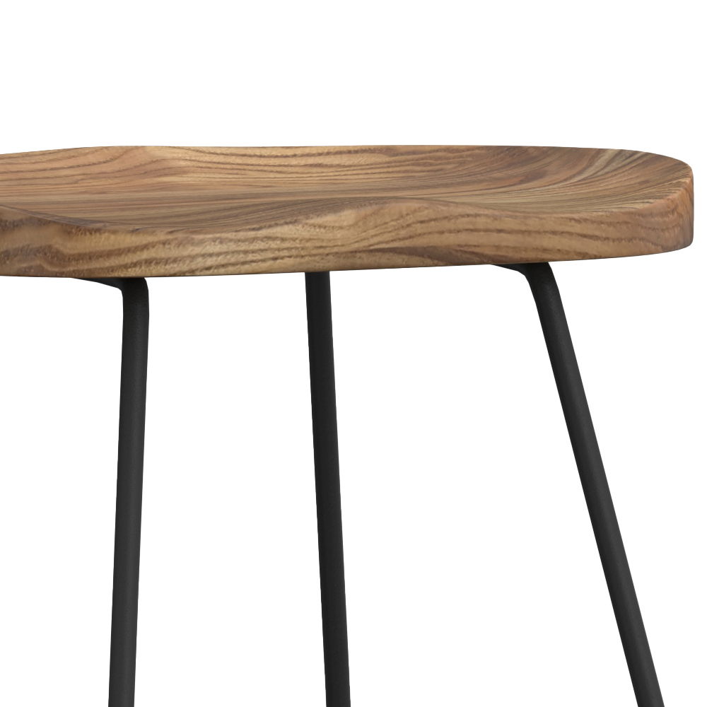 Amberly - Rustic Saddle Bar Stool (Set of 2) by Couch.com