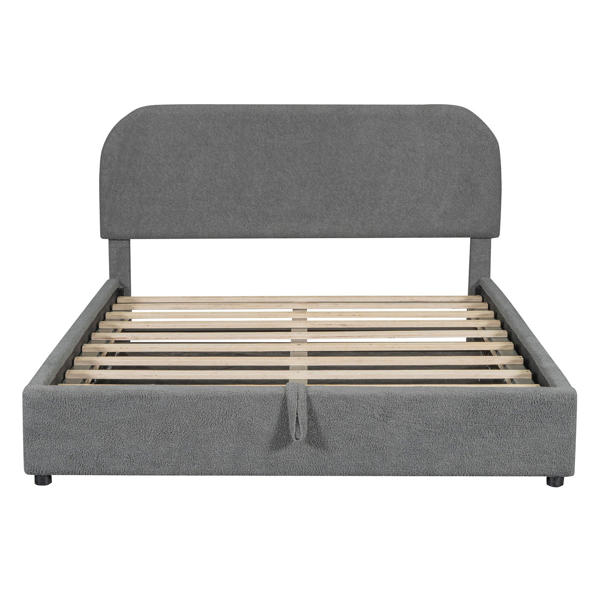 Upholstered Platform Bed With Hydraulic Storage System by Couch.com