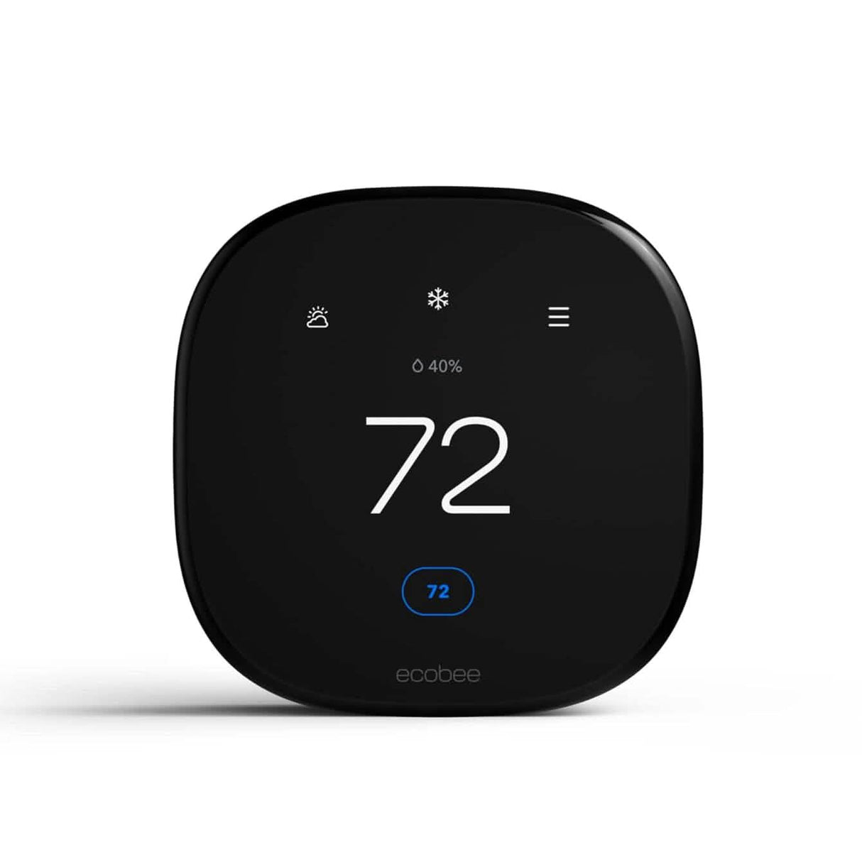 ecobee New Smart Thermostat Enhanced - Programmable Wifi Thermostat - Works with Siri, Alexa, Google Assistant - Energy Star Certified - Smart Home (Refurbished)