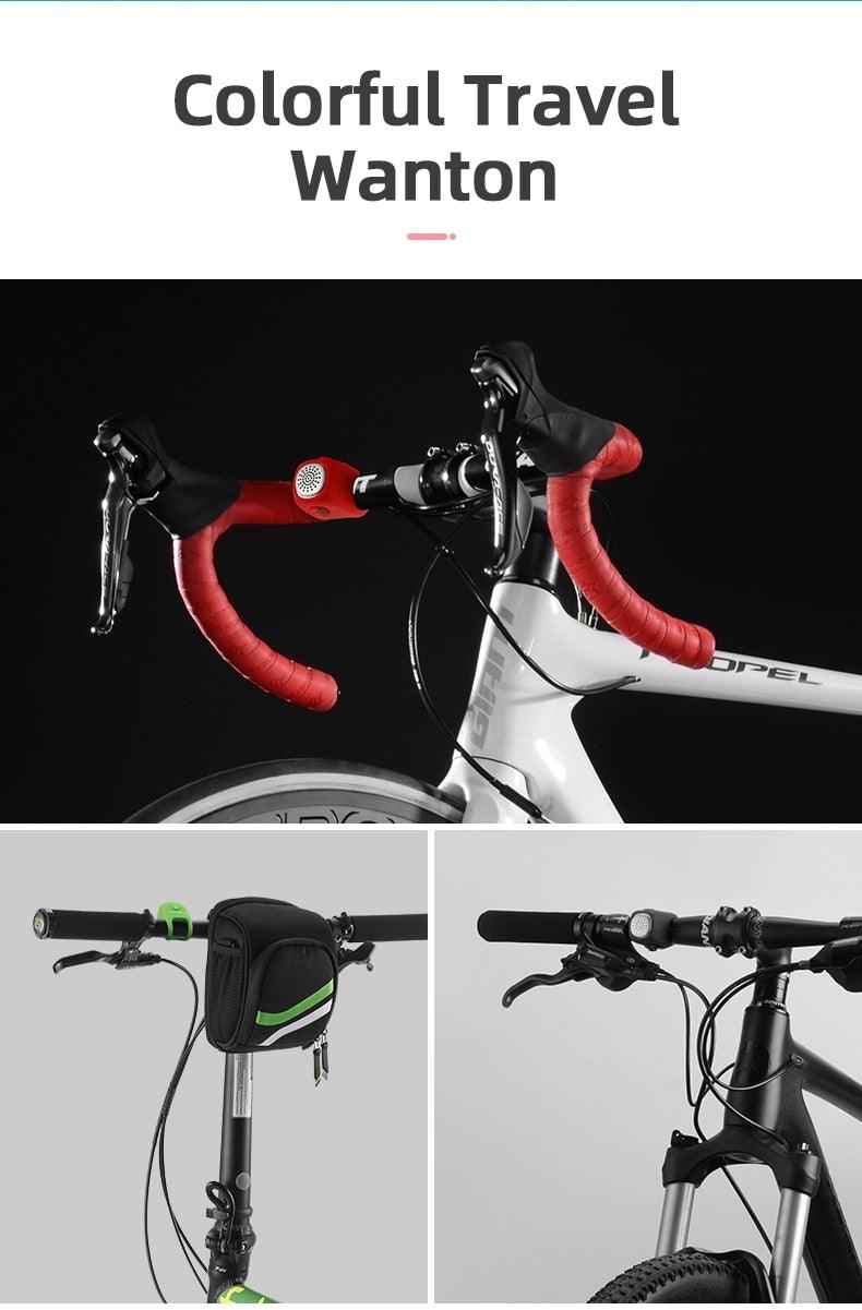 Electric Cycling Bell 90 dB Horn Rainproof Bicycle Handlebar Silica Gel Shell Ring Bike Bell Bicycle Accessories Electric Cycling Bells Water-Resistant Cycling Bells Horn Loud Bicycle Horns Bicycle Accessories