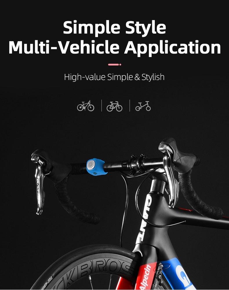 Electric Cycling Bell 90 dB Horn Rainproof Bicycle Handlebar Silica Gel Shell Ring Bike Bell Bicycle Accessories Electric Cycling Bells Water-Resistant Cycling Bells Horn Loud Bicycle Horns Bicycle Accessories