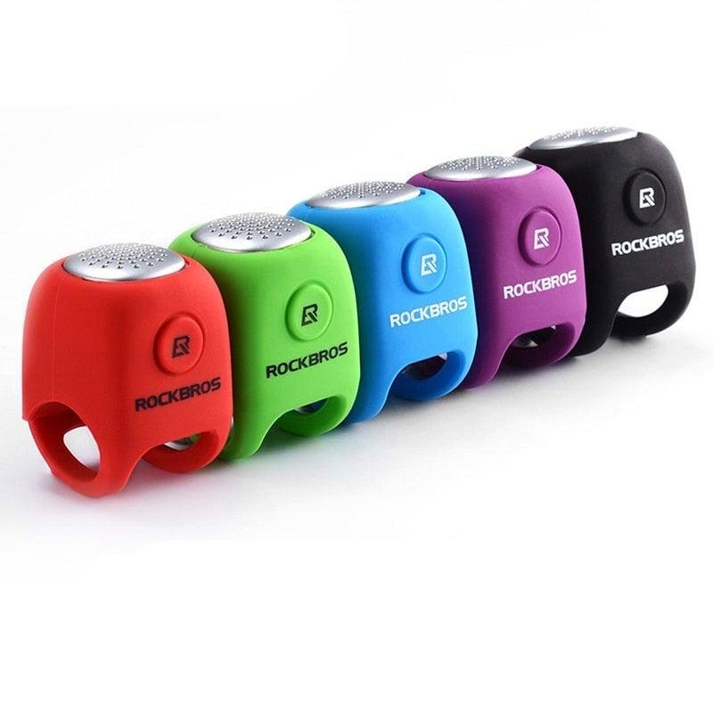 Electric Cycling Bell 90 dB Horn Rainproof Bicycle Handlebar Silica Gel Shell Ring Bike Bell Bicycle Accessories Electric Cycling Bells Water-Resistant Cycling Bells Horn Loud Bicycle Horns Bicycle Accessories