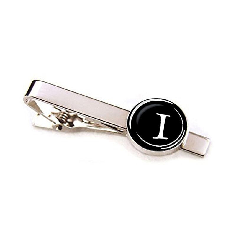 Elegant Men Fashion 26 Alphabet Letters Tie Clips Letter Tie Clip Men's Fashion Tie Pin Buckle Clip Tie Decoration Suit Accessories Name Letters Jewelry Men Necktie Clip Pin Suit Accessories Classic Initials Alphabet A-Z Tie Clips