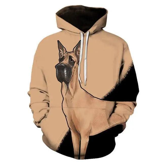 Elegant Sweaty Hoodie Popular Men's And Women's Sweatshirt Highest Value Animal 3D Printing Fashion Pullover Full Size 3D Horse Graphics Print Hoodie for Men Streetwear Casual Fashion Sweatshirt