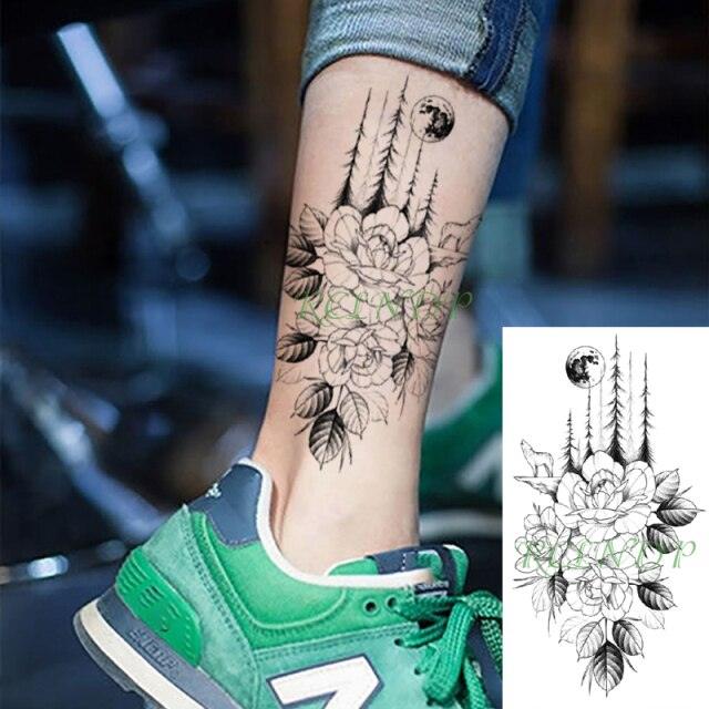 Elegant Waterproof Temporary Butterfly Sticker Tattoo Fake Halloween Party Tattoo For Woman Girls
