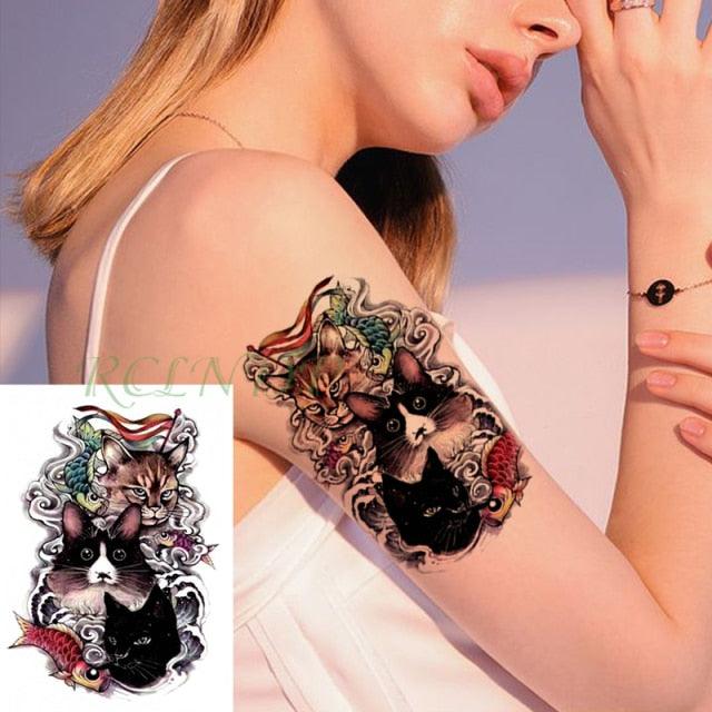 Elegant Waterproof Temporary Butterfly Sticker Tattoo Fake Halloween Party Tattoo For Woman Girls