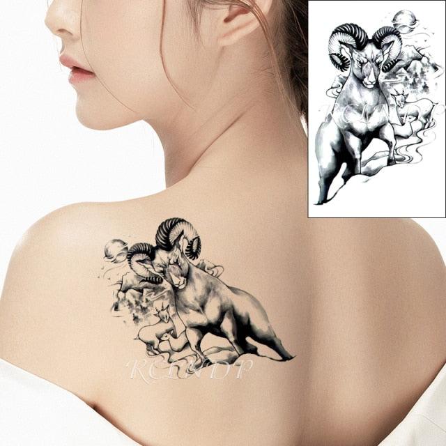 Elegant Waterproof Temporary Butterfly Sticker Tattoo Fake Halloween Party Tattoo For Woman Girls