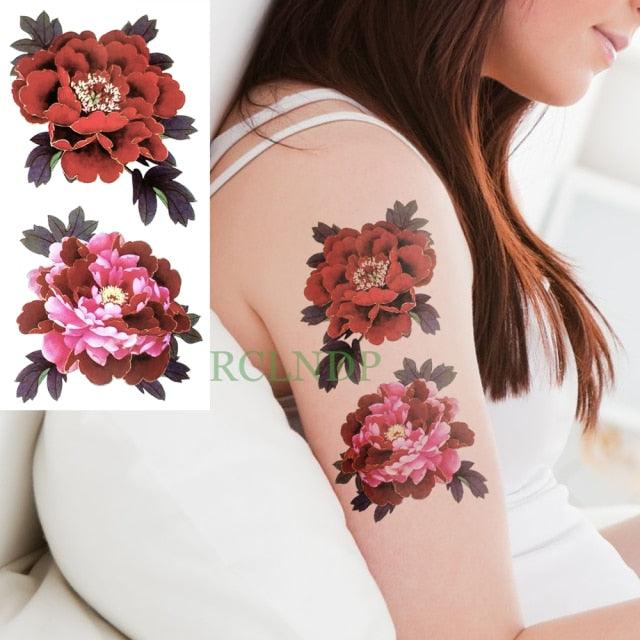 Elegant Waterproof Temporary Butterfly Sticker Tattoo Fake Halloween Party Tattoo For Woman Girls