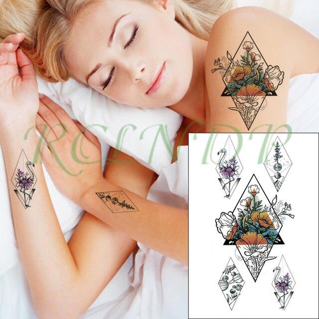 Elegant Waterproof Temporary Butterfly Sticker Tattoo Fake Halloween Party Tattoo For Woman Girls