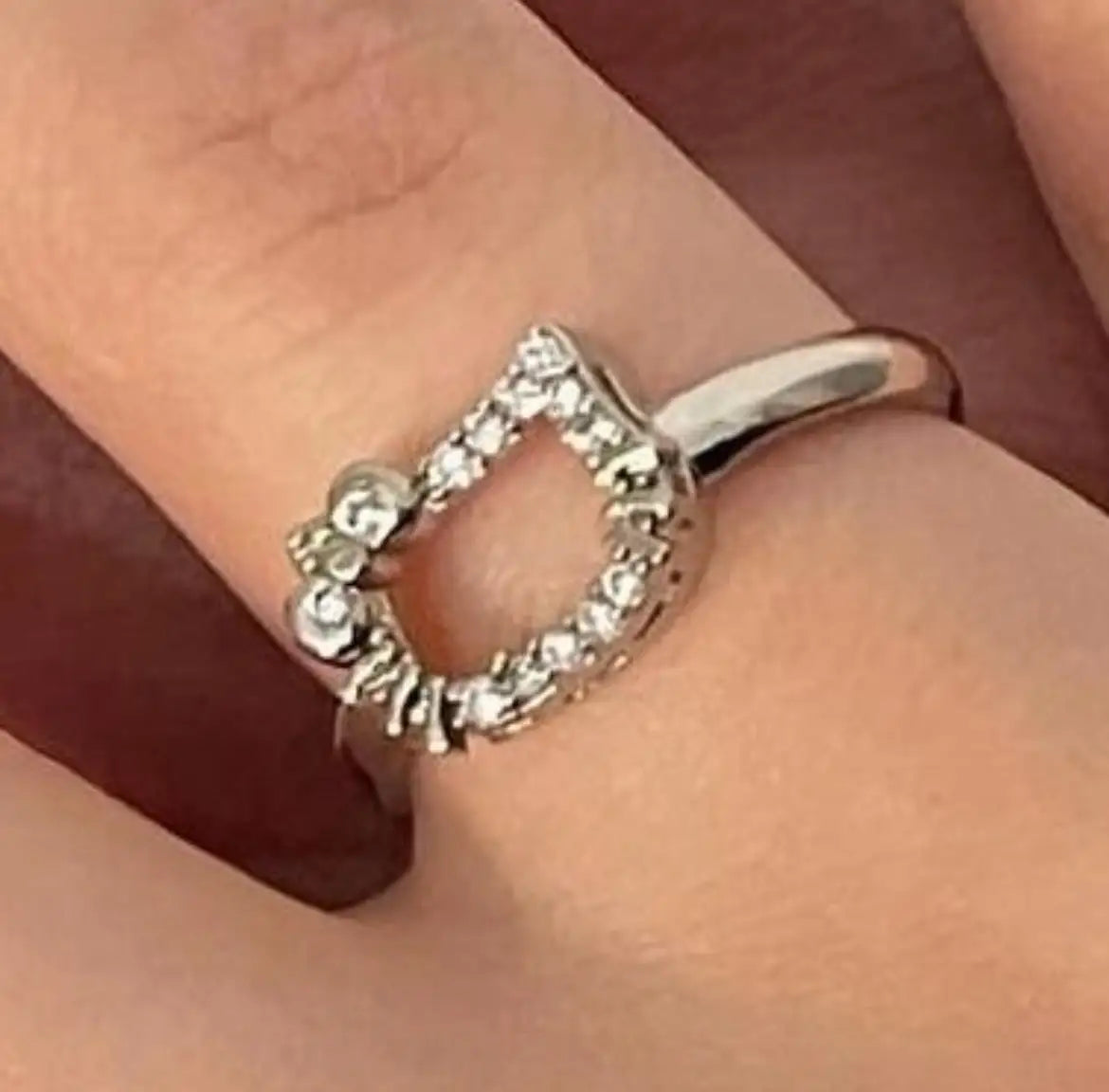 Kitty Kawaii matching rings set