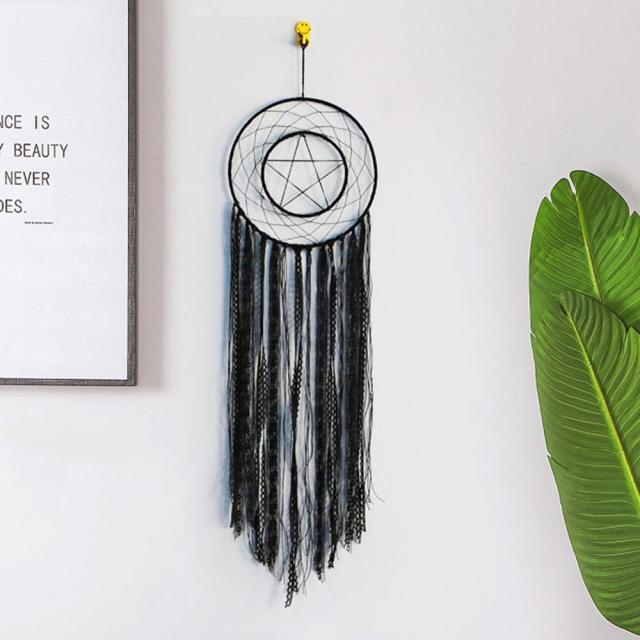 Evil Eye Dream Catcher Home Room Decor Black Room Decoration For Farmhouse Wind Chimes Moon Dream Catchers For Bedroom Home Decor Wedding Ornament Craft Gift