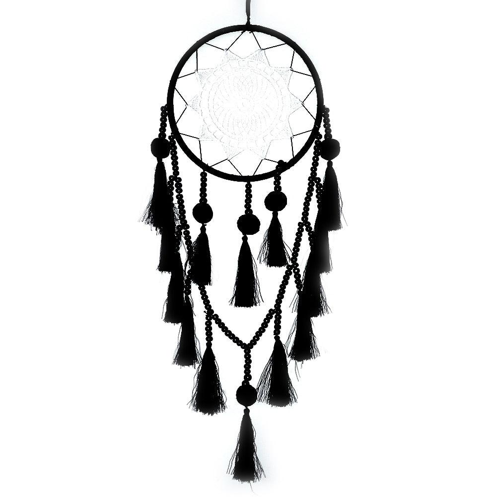 Evil Eye Dream Catcher Home Room Decor Black Room Decoration For Farmhouse Wind Chimes Moon Dream Catchers For Bedroom Home Decor Wedding Ornament Craft Gift