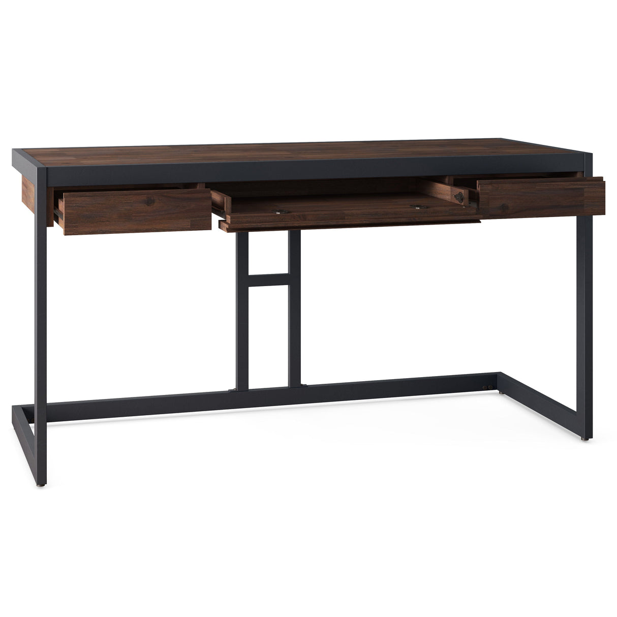 Erina - Desk - Distressed Charcoal Brown by Couch.com