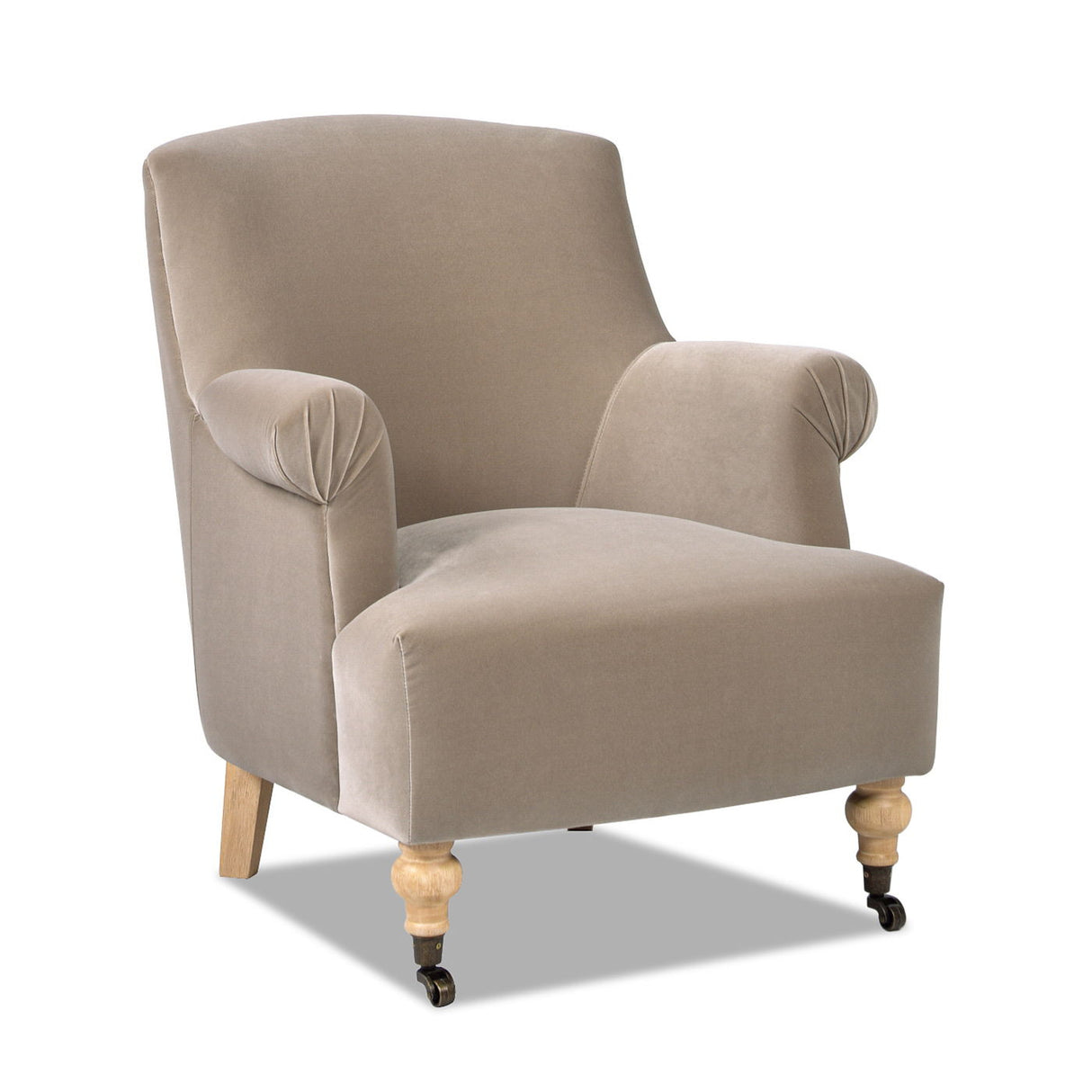 Eloise - Design Pleated Sock Arm Accent Armchair by Couch.com