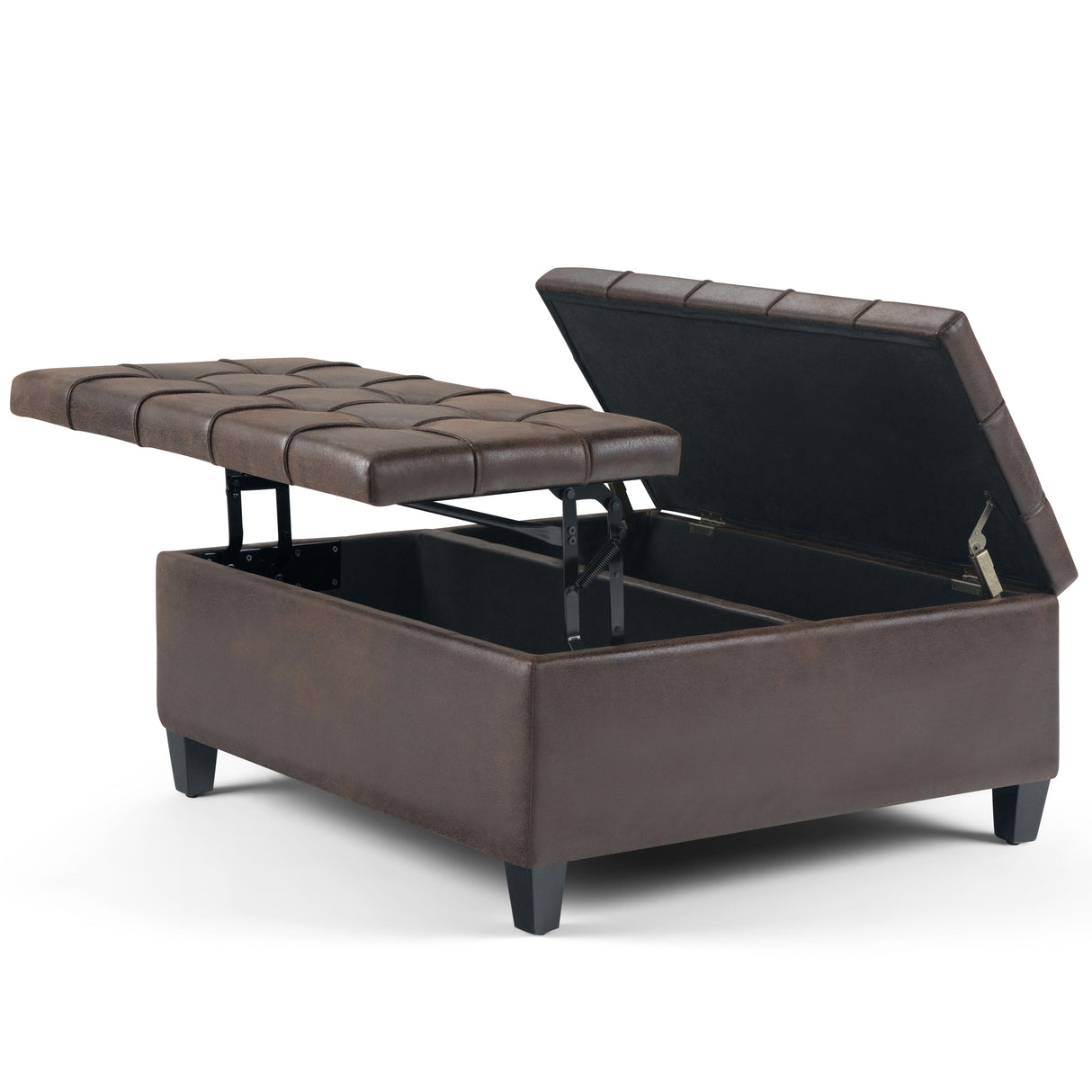 Harrison - Large Coffee Table Storage Ottoman by Couch.com
