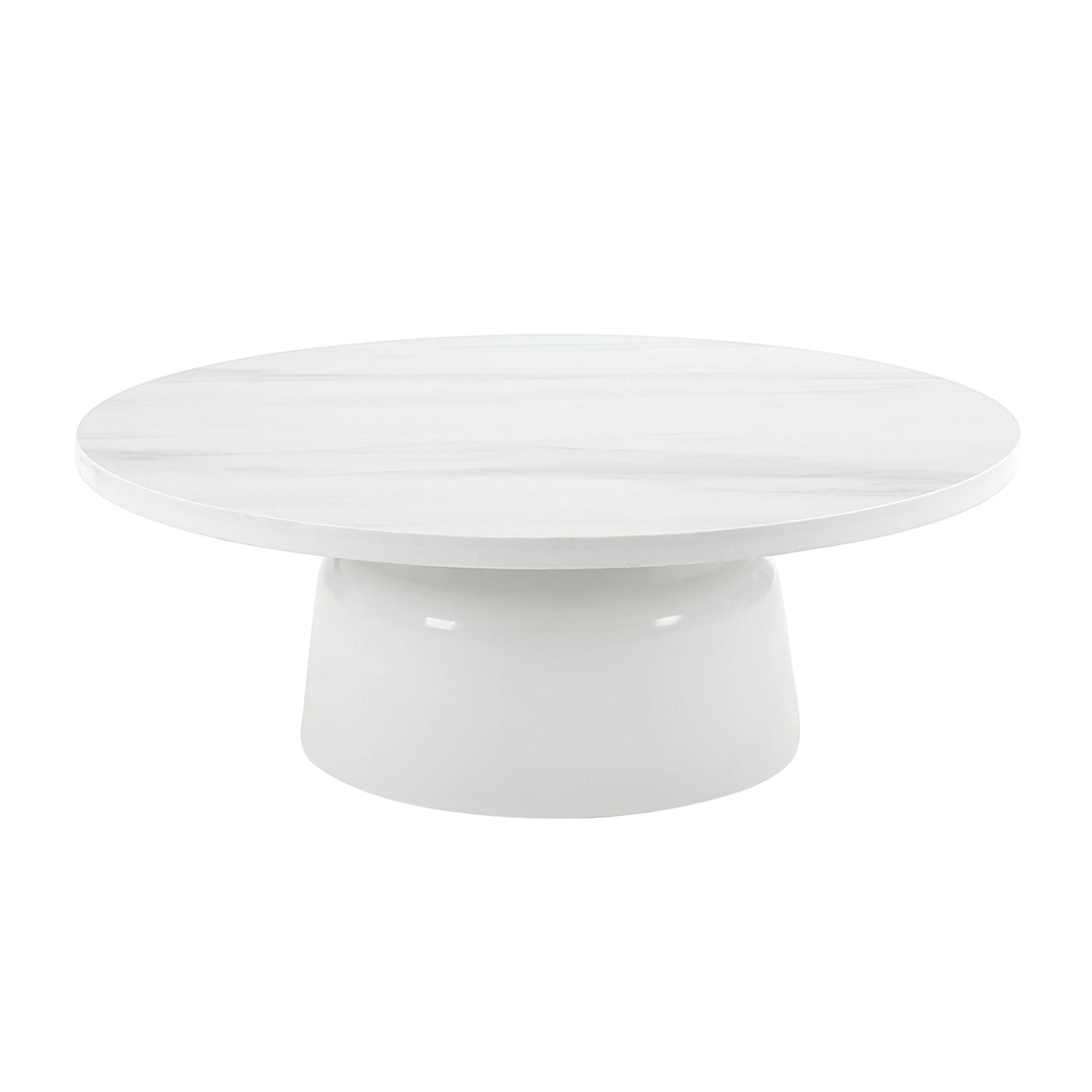 Zaid - Engineering Marble High Gloss Table by Couch.com