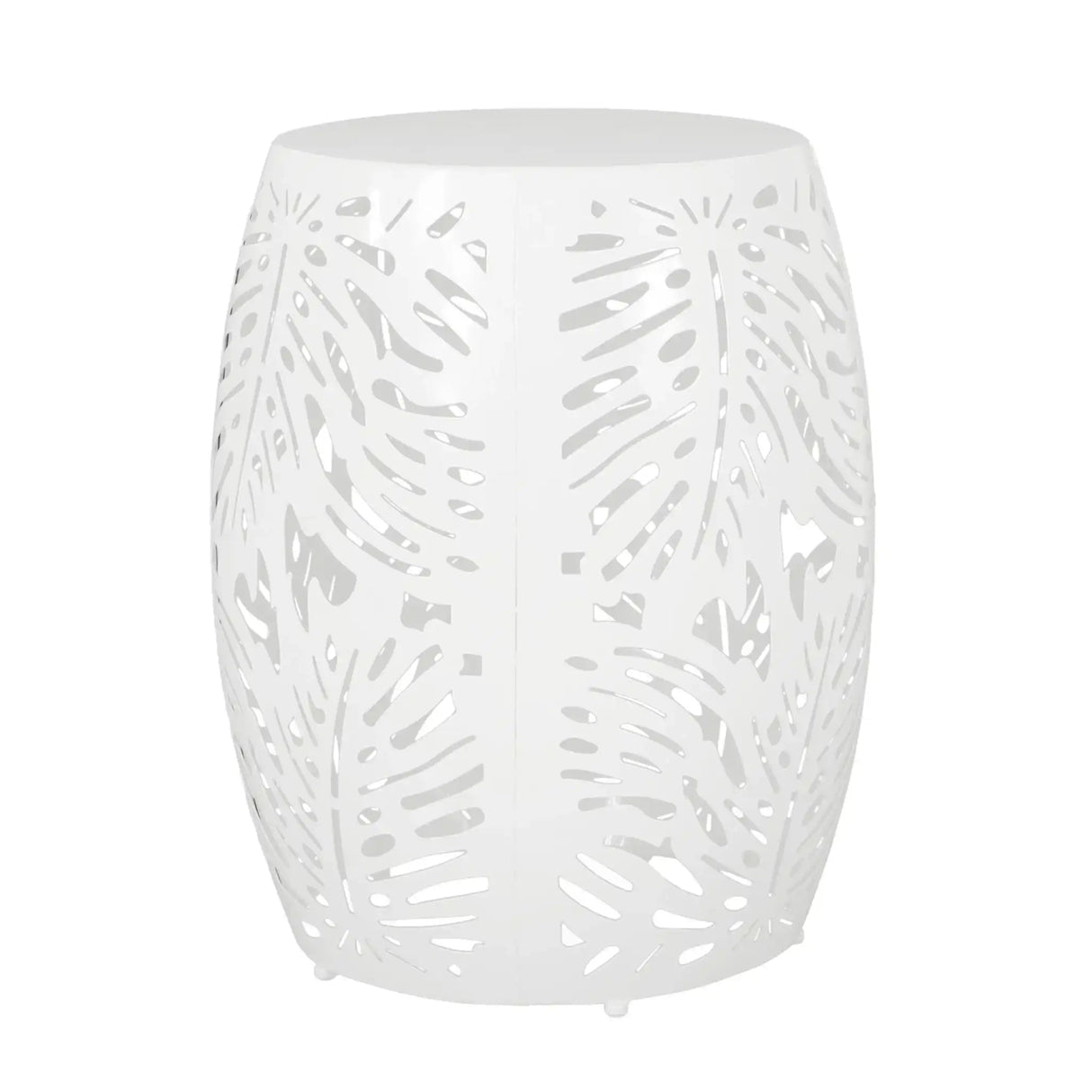 Modern Design Metal End Table, Large
