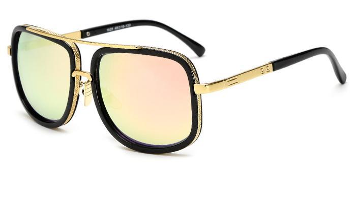 Luxury Modern Oversized Men and Woman Unisex Luxury Polarized Sunglasses Square Retro Oculos de sol Sunglasses With UV400 Prozection and Gradient Mirror Eyewear Glasses