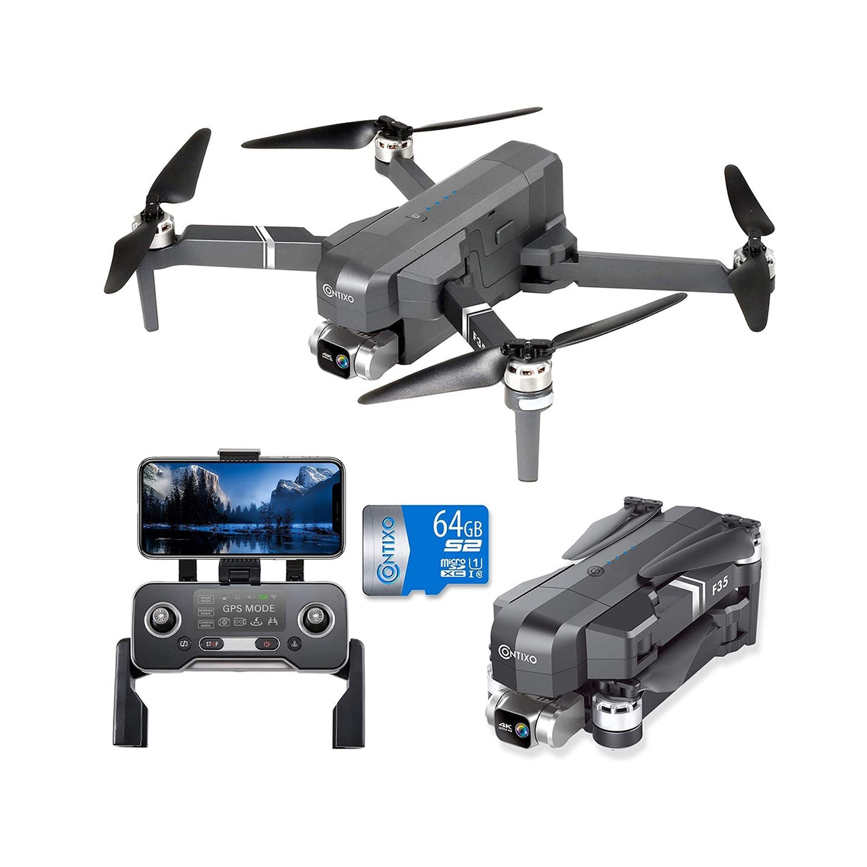 Contixo F35 GPS Drone With 4K UHD Camera