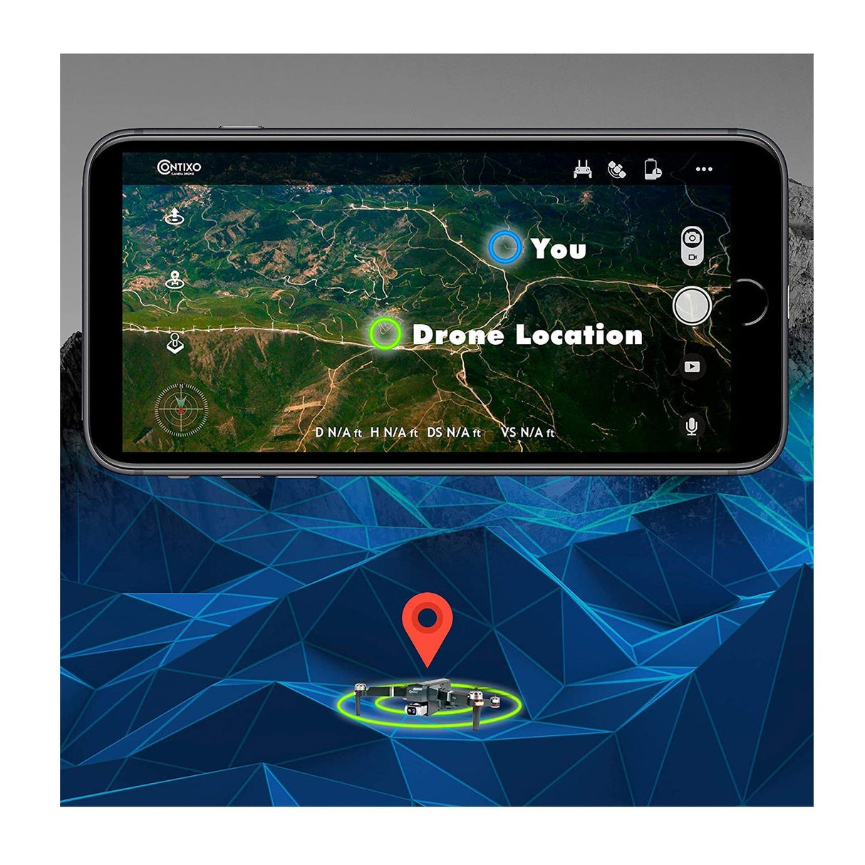 Contixo F35 GPS Drone With 4K UHD Camera