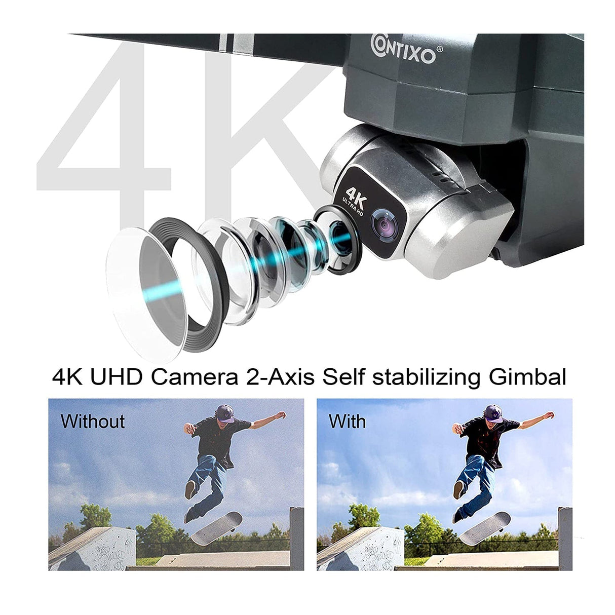 Contixo F35 GPS Drone With 4K UHD Camera