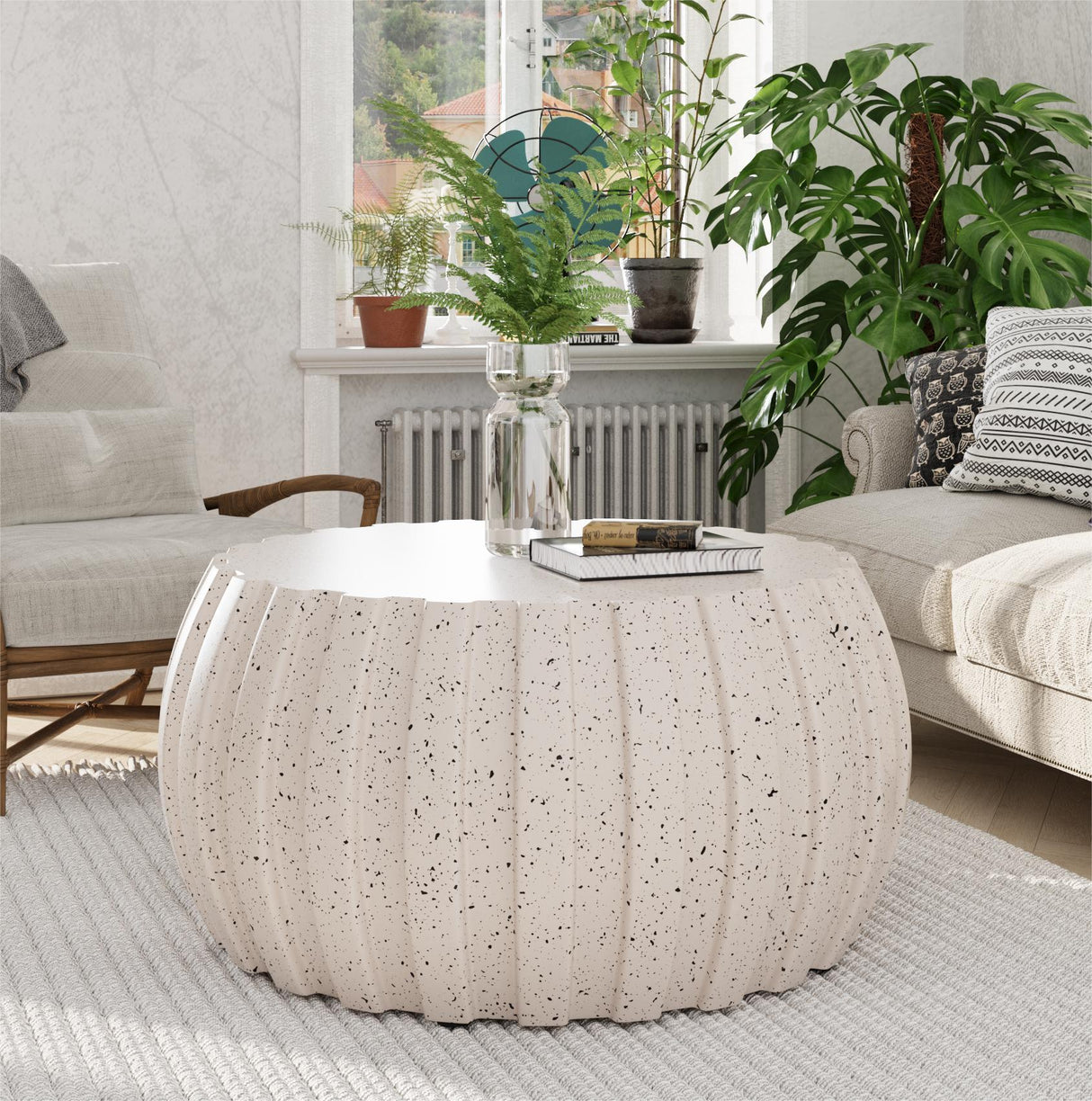 35.43" Modern Waterproof Coffee Table