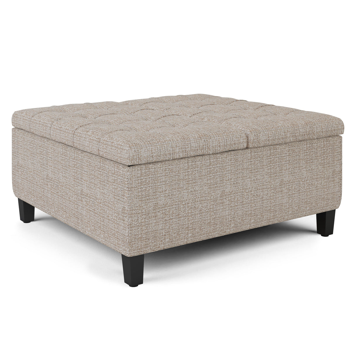 Harrison - Upholstered Coffee Table Storage Ottoman by Couch.com