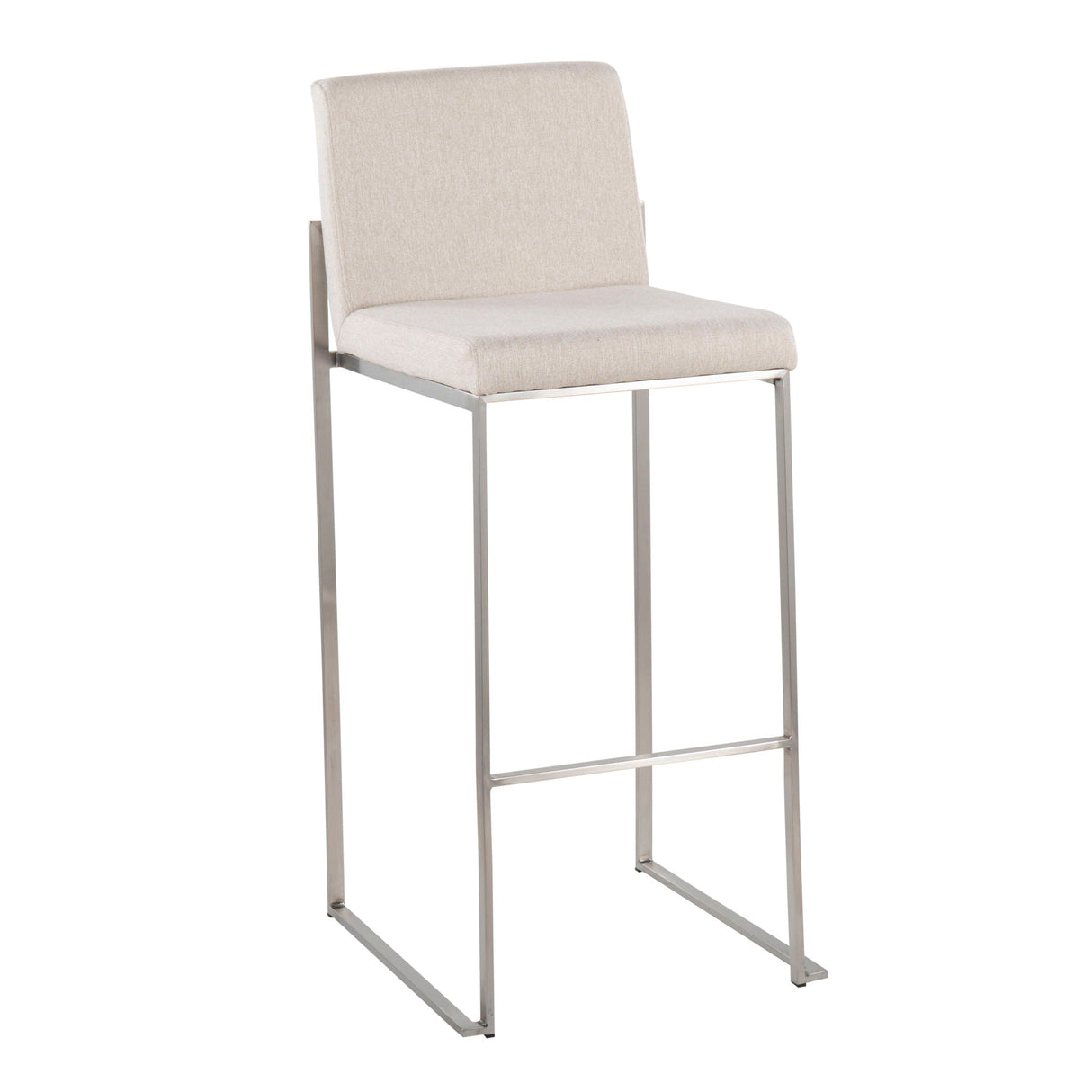 Fuji - Contemporary And Modern Elegance High Back Barstool by Couch.com