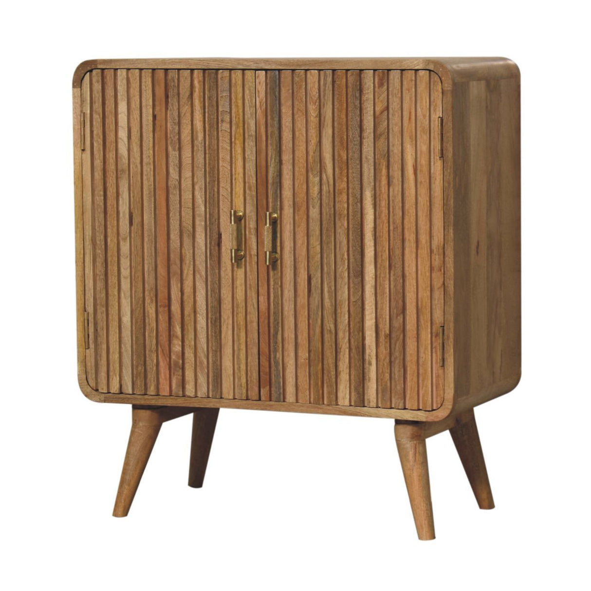 T Bar Ridged Cabinet - Brown by Couch.com