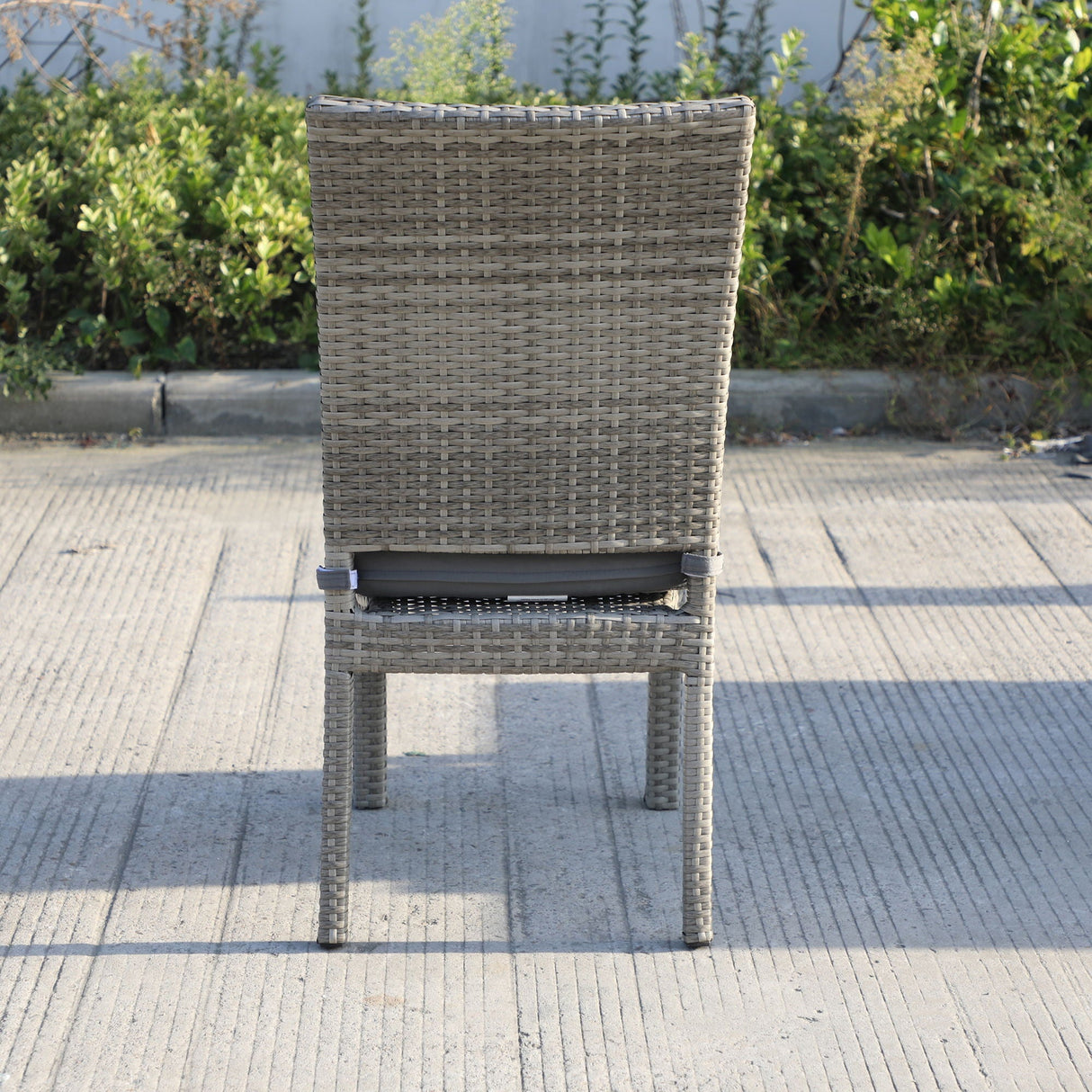 Balcones - Outdoor Wicker Dining Chairs With Cushions (Set of 8) by Couch.com