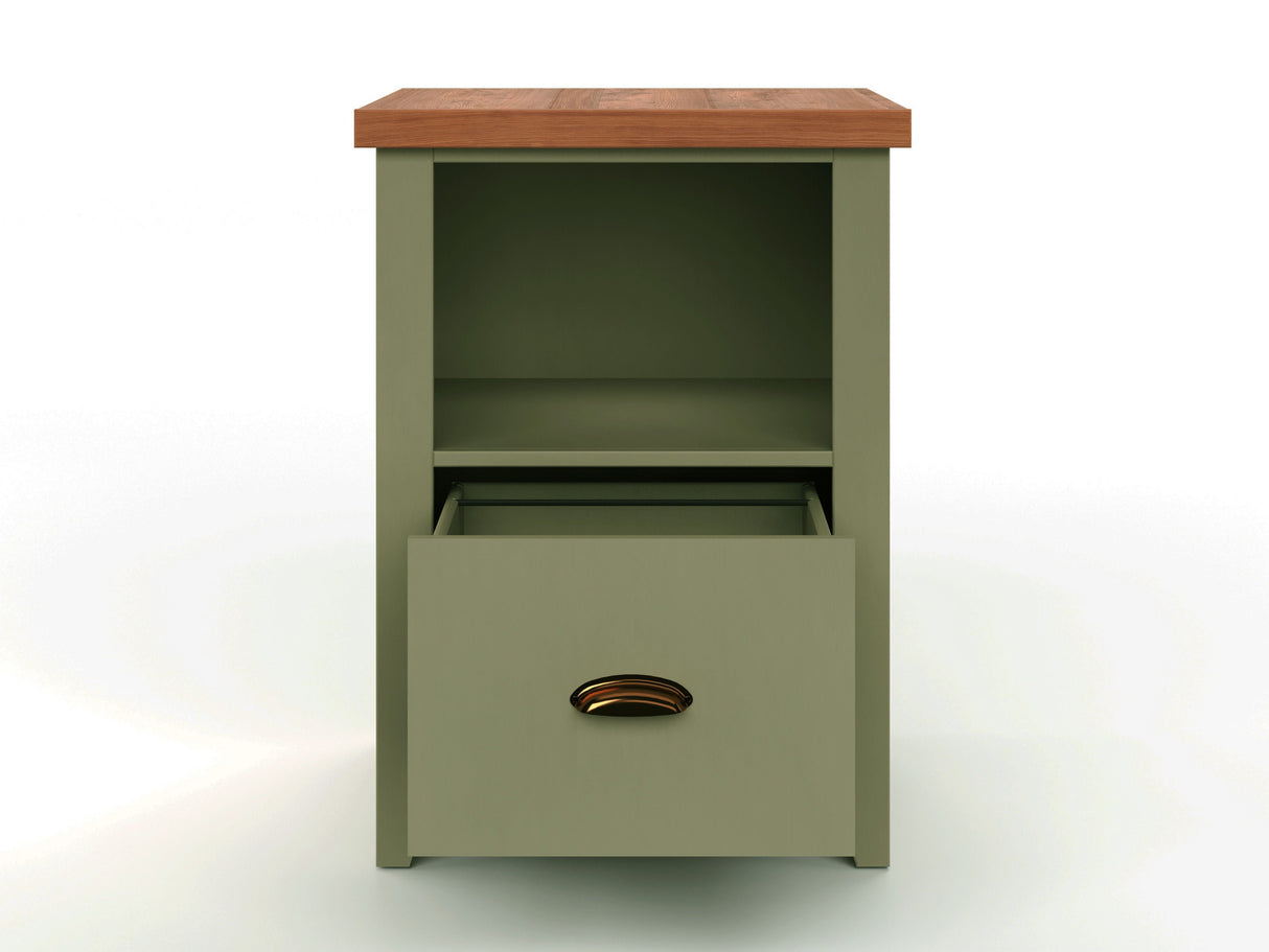 Vineyard - Drawer File - Sage Green, Fruitwood by Couch.com