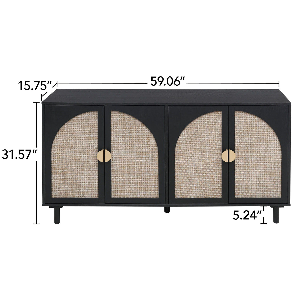 4 Door Cabinet, Customizable Storage System by Couch.com