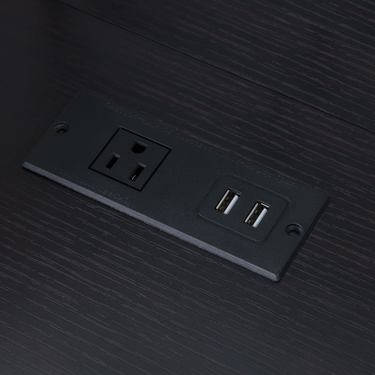 Office Desk, Computer Desk With Hidden Storage Shelve, Drawer And USB / Power Outlet - Red Cocoa by Couch.com