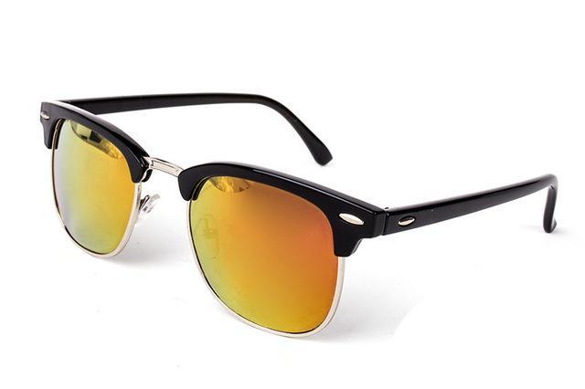 Luxury Popular Famous Retro Semi-Rimless Brand Designer Sunglasses For Women and Men Polarized Classic Oculos De Sol Gafas Retro EyeglassesWith UV400 Sunglasses