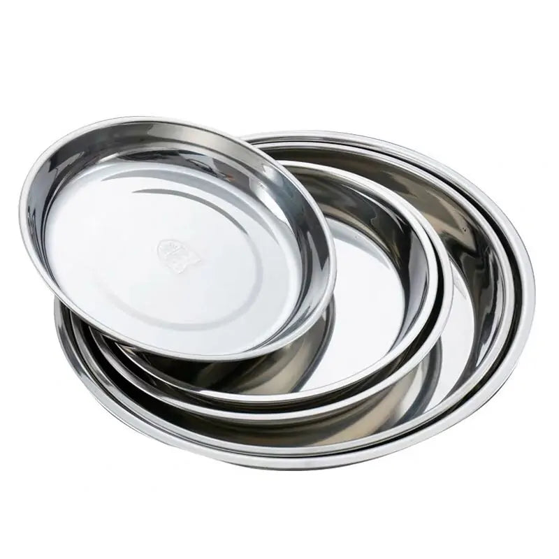 Stainless Steel Tableware Dinner Plate