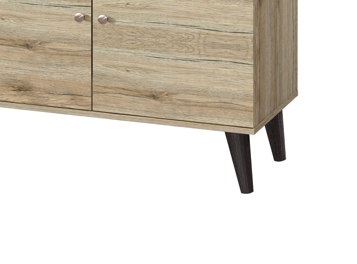 Amidon - TV Stand, With 2 Storage Shelves And 1 Cabinet by Couch.com