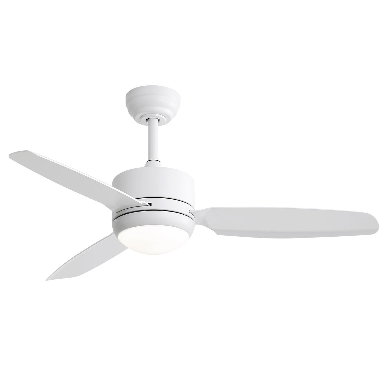 New Design Ceiling Fan With Lights 3 ABS Blades 6 - Speed DC Motor - White by Couch.com