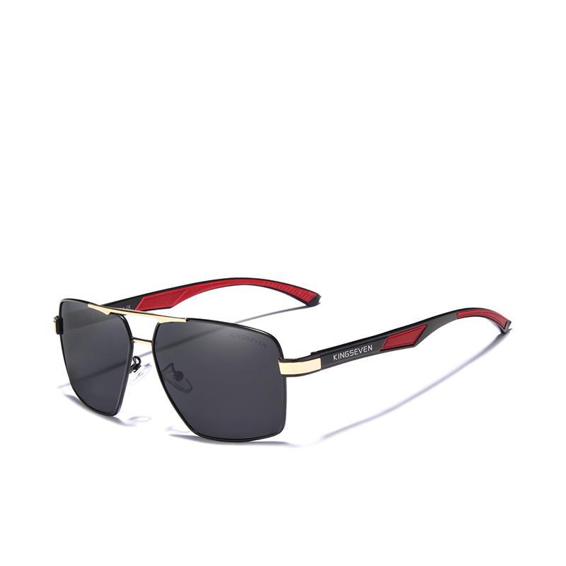 Luxury High Quality Modern Aluminum Men's Sunglasses Polarized Lens Brand Design Temples Sun glasses Mirror Glasses Oculos de sol With UV400 Protection