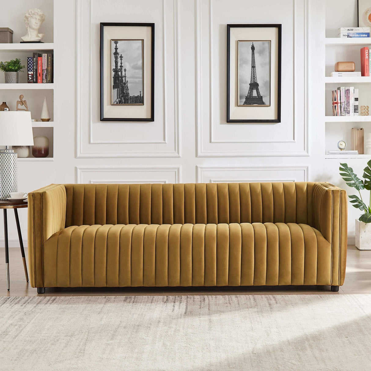 Dominic - Channel Tufted Sofa by Couch.com