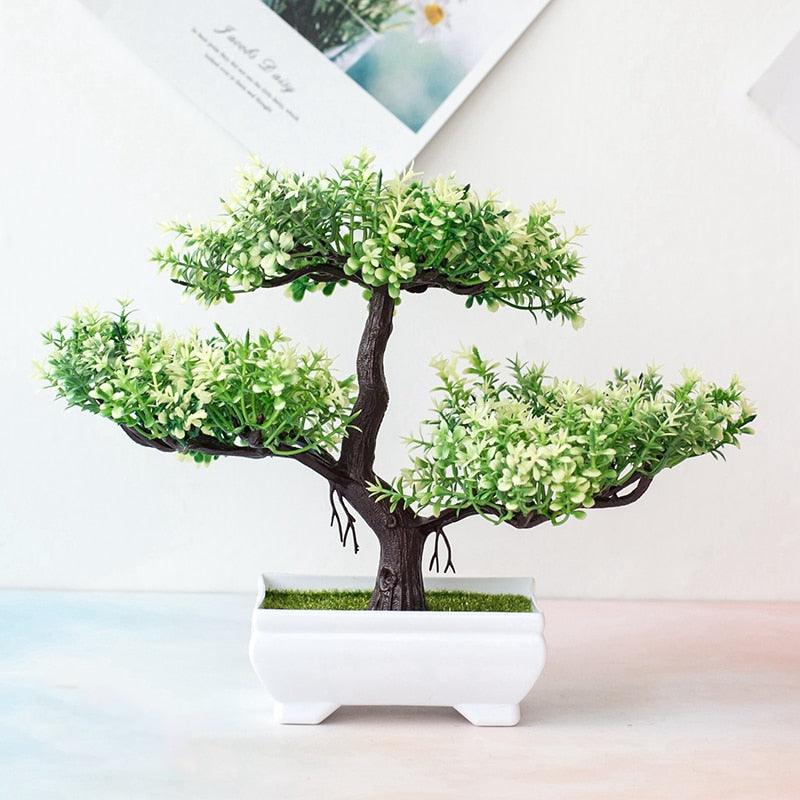 Fake Artificial Pot Bonsai Potted Simulation Table Ornaments For Garden Party Hotel Office Decor Fake Flowers Arrangements for Home Decoration