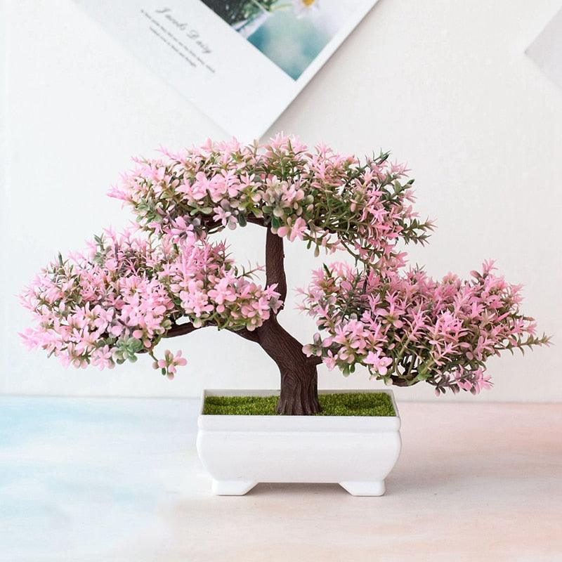 Fake Artificial Pot Bonsai Potted Simulation Table Ornaments For Garden Party Hotel Office Decor Fake Flowers Arrangements for Home Decoration