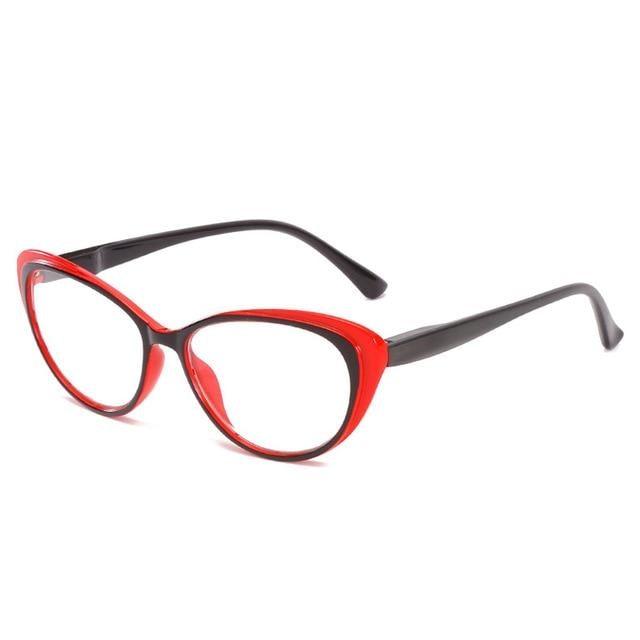 Fashion Cat Eye Reading Glasses Women Lightweight Eyeglasses Frame Protection Eyewear Computer Goggles And Non Prescription Frame Ladies Eyewear Women Eyeglasses Hyperopia Presbyopia Eyewear 1.0 1.5 2.0 2.5 3.0 3.5 4.0
