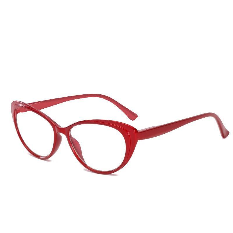 Fashion Cat Eye Reading Glasses Women Lightweight Eyeglasses Frame Protection Eyewear Computer Goggles And Non Prescription Frame Ladies Eyewear Women Eyeglasses Hyperopia Presbyopia Eyewear 1.0 1.5 2.0 2.5 3.0 3.5 4.0