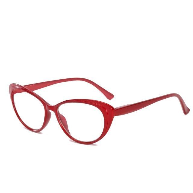 Fashion Cat Eye Reading Glasses Women Lightweight Eyeglasses Frame Protection Eyewear Computer Goggles And Non Prescription Frame Ladies Eyewear Women Eyeglasses Hyperopia Presbyopia Eyewear 1.0 1.5 2.0 2.5 3.0 3.5 4.0