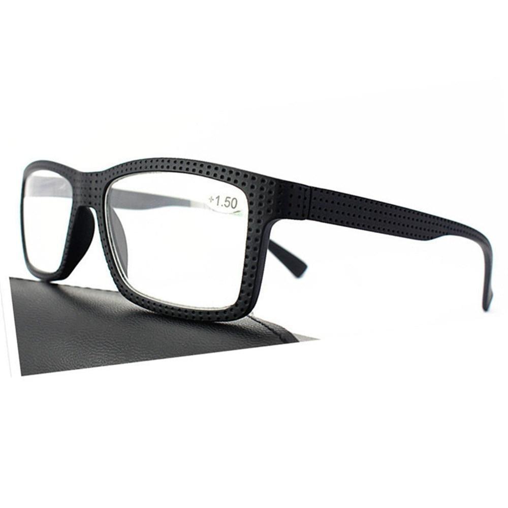 Fashion For Men And Women Reading Glasses Frame Retro Classic Eyeglasses New Ultralight Eyewear Reading Glasses Oversize Large Square Men Readers ,Comfort Lightweight Eyeglasses Flexible Spring Hinge