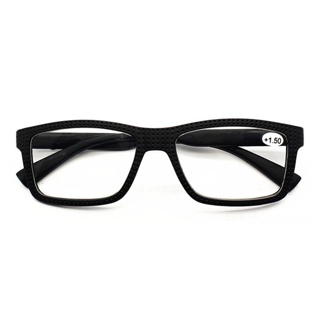 Fashion For Men And Women Reading Glasses Frame Retro Classic Eyeglasses New Ultralight Eyewear Reading Glasses Oversize Large Square Men Readers ,Comfort Lightweight Eyeglasses Flexible Spring Hinge