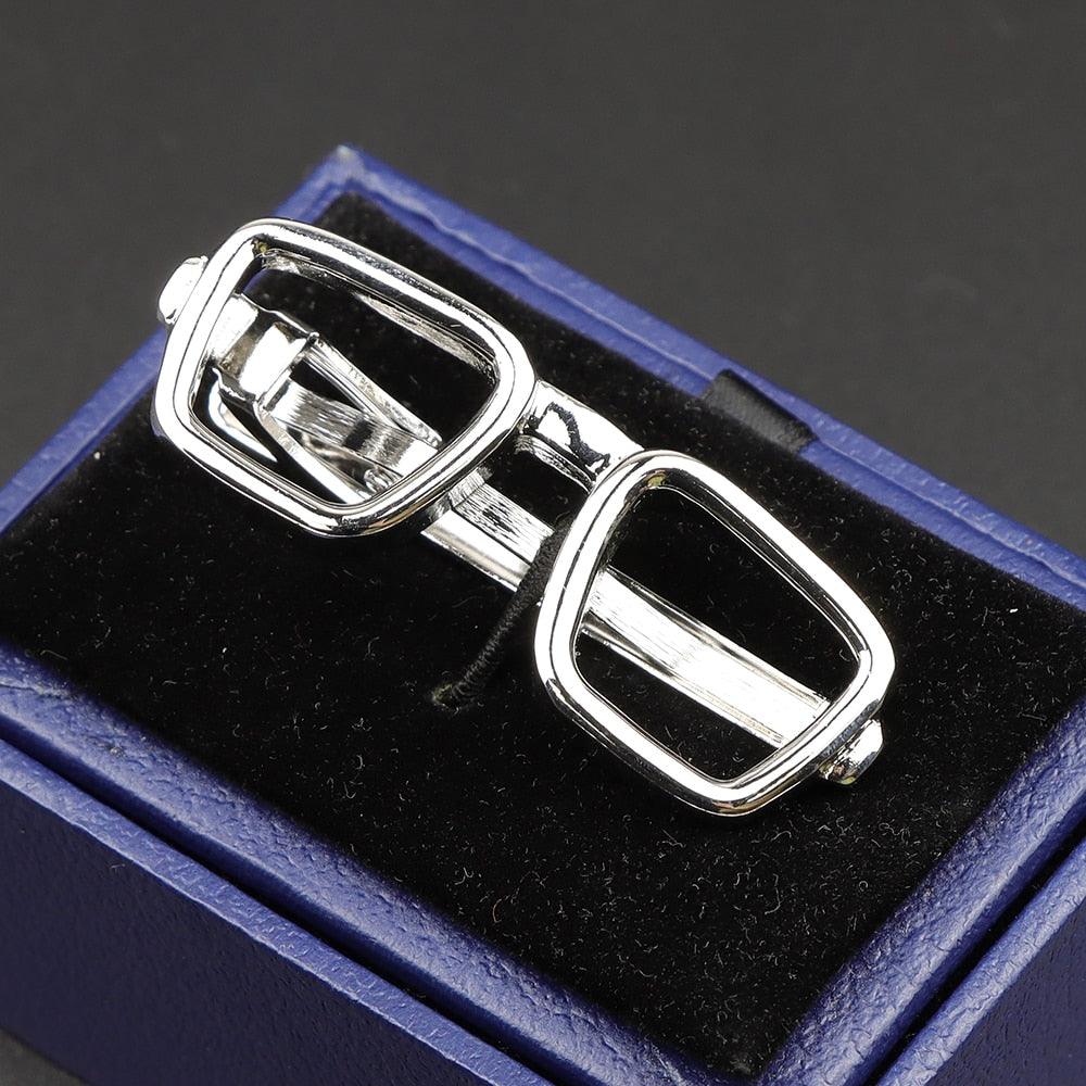 Fashion Metal Men Tie Clip Golden Musical Instrument Shape Simple Bar Clasp Luxury Fashion Necktie Tie Clips Bar Variety Pattern Mens Suit Wedding Gift Unique Tie Clip