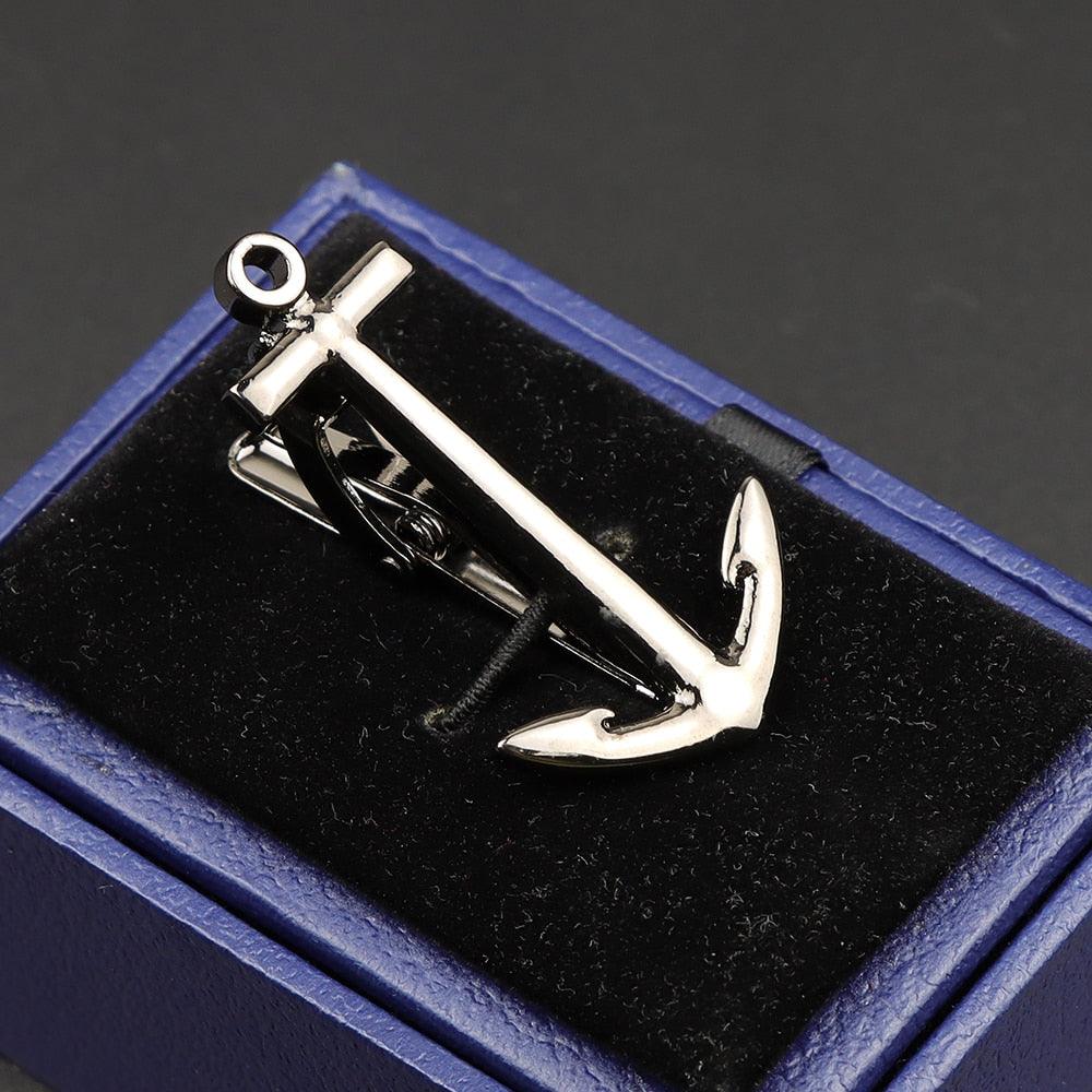Fashion Metal Men Tie Clip Golden Musical Instrument Shape Simple Bar Clasp Luxury Fashion Necktie Tie Clips Bar Variety Pattern Mens Suit Wedding Gift Unique Tie Clip