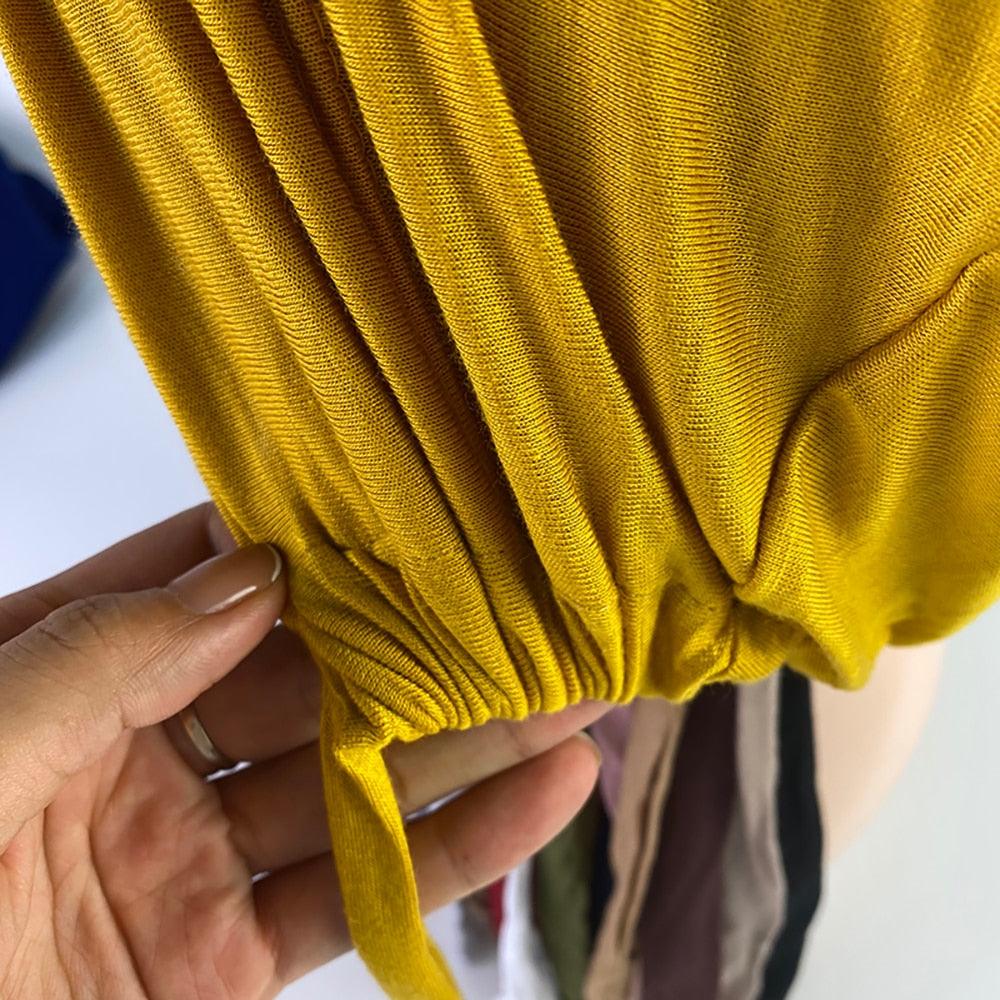 Fashion Modal Under Scarf Hijab Turban Cap Cotton With Band Adjustable Inner Hijab cap Muslim Turban Hijab Cap For Women